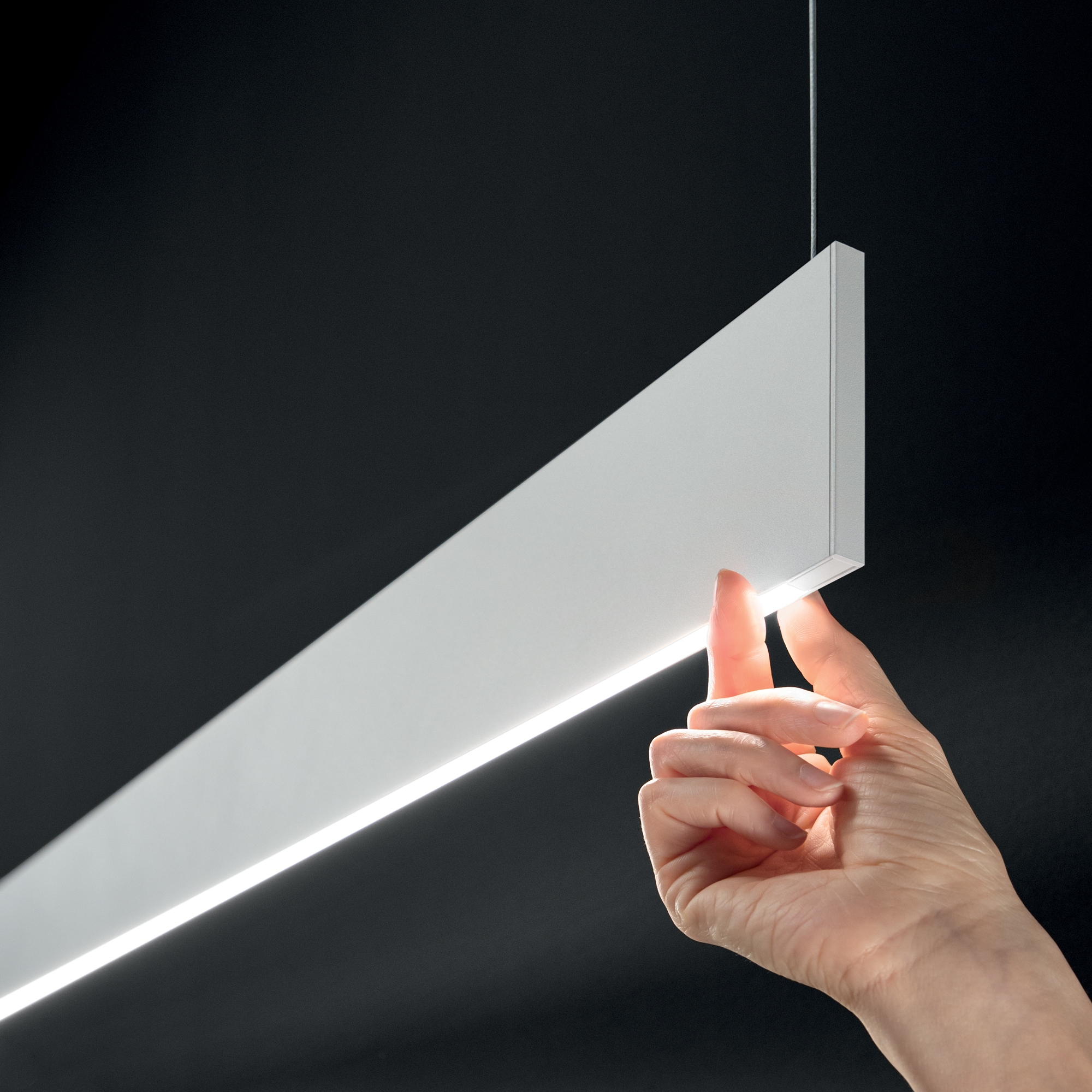 STEEL SP1 D09 MONO-EMISSION WIDE 3000K BIANCO