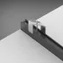 EGO PROFILE RECESSED TRIM 2000 mm BK