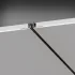 DEVA RECESSED EASY BINARIO 2 MT NERO