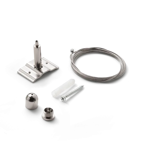 FLUO KIT SINGLE STEEL CABLE 2 MT