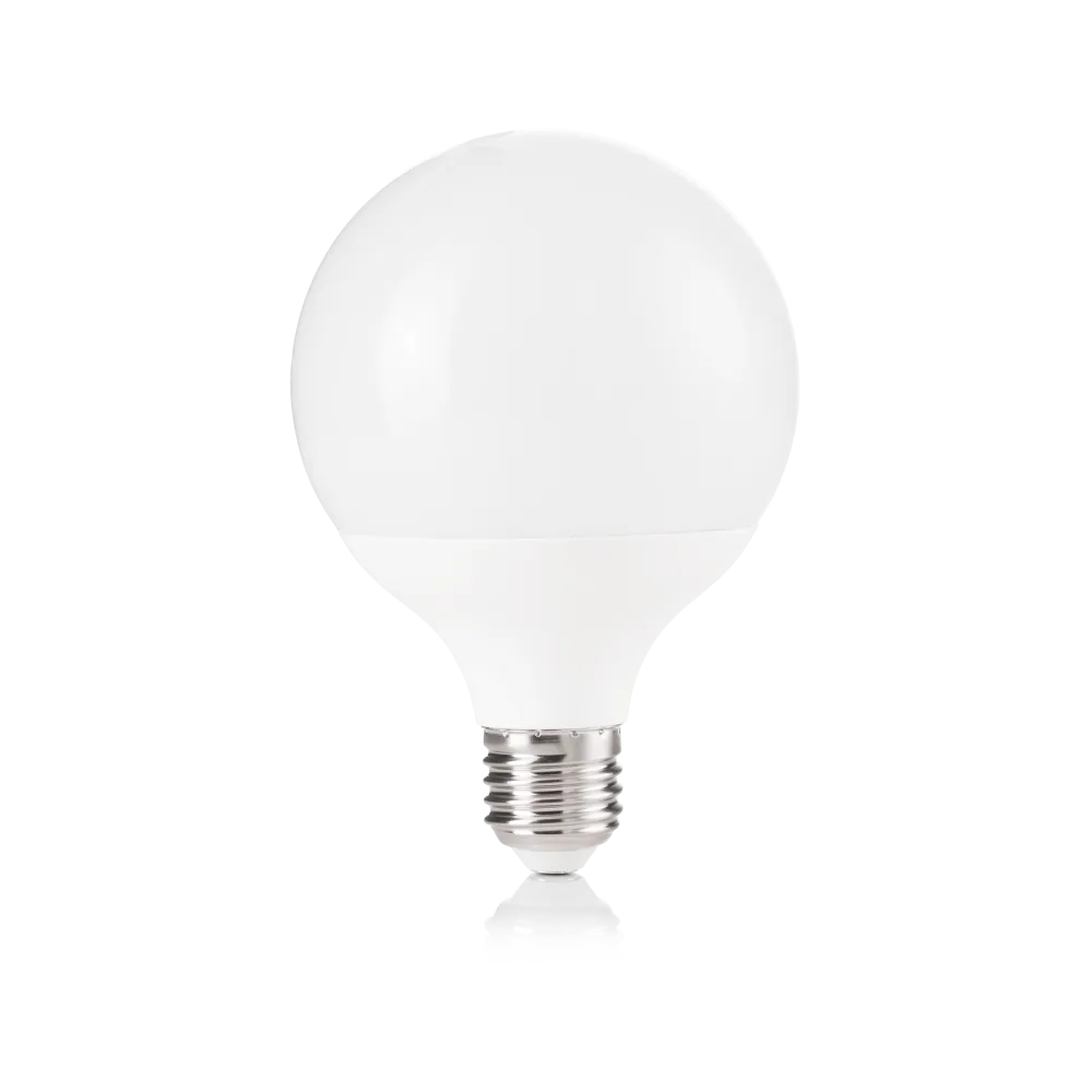 151977 WEB001 E27 GLOBO D095 15 W 4000 K CRI80 BIANCO