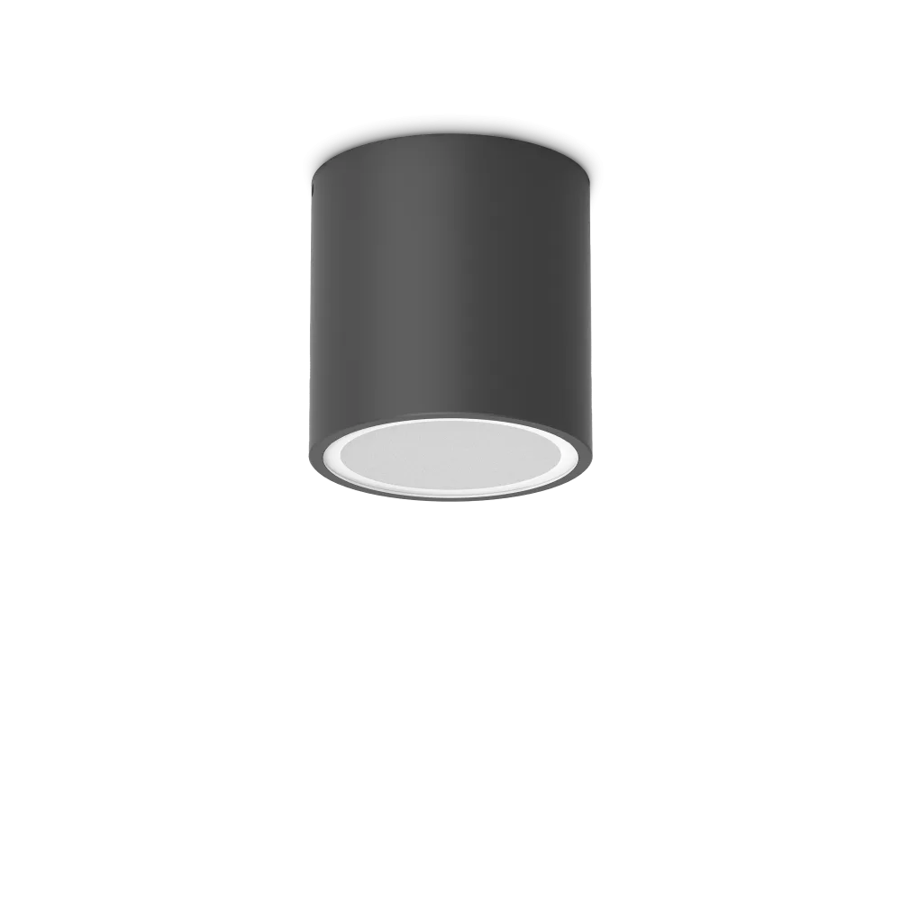 TECHO PL1 D09 ROUND NERO